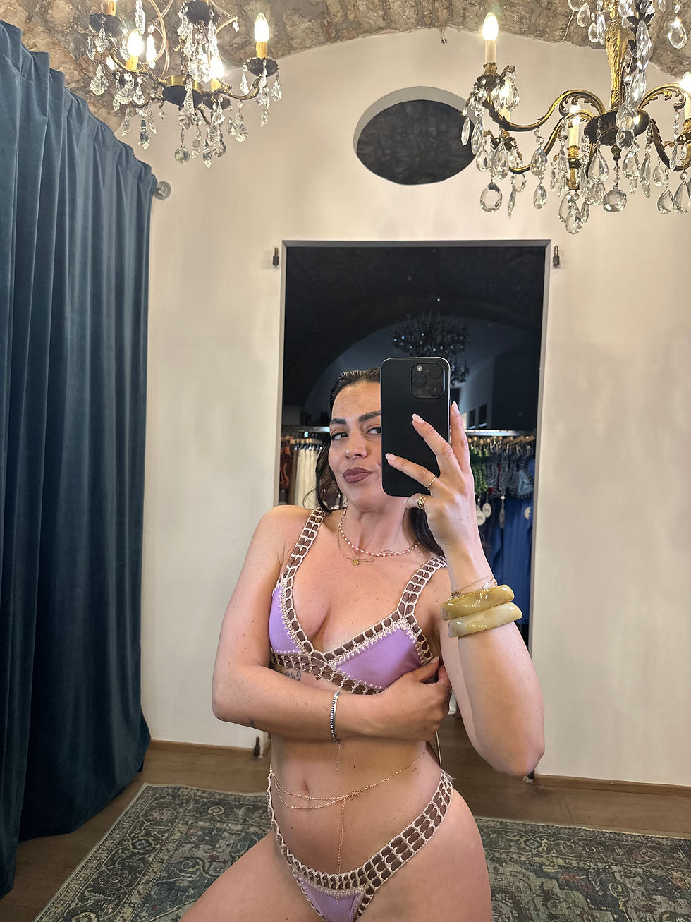 Miniatura: Bikini double-face SAUDADE Classico Nocciola 