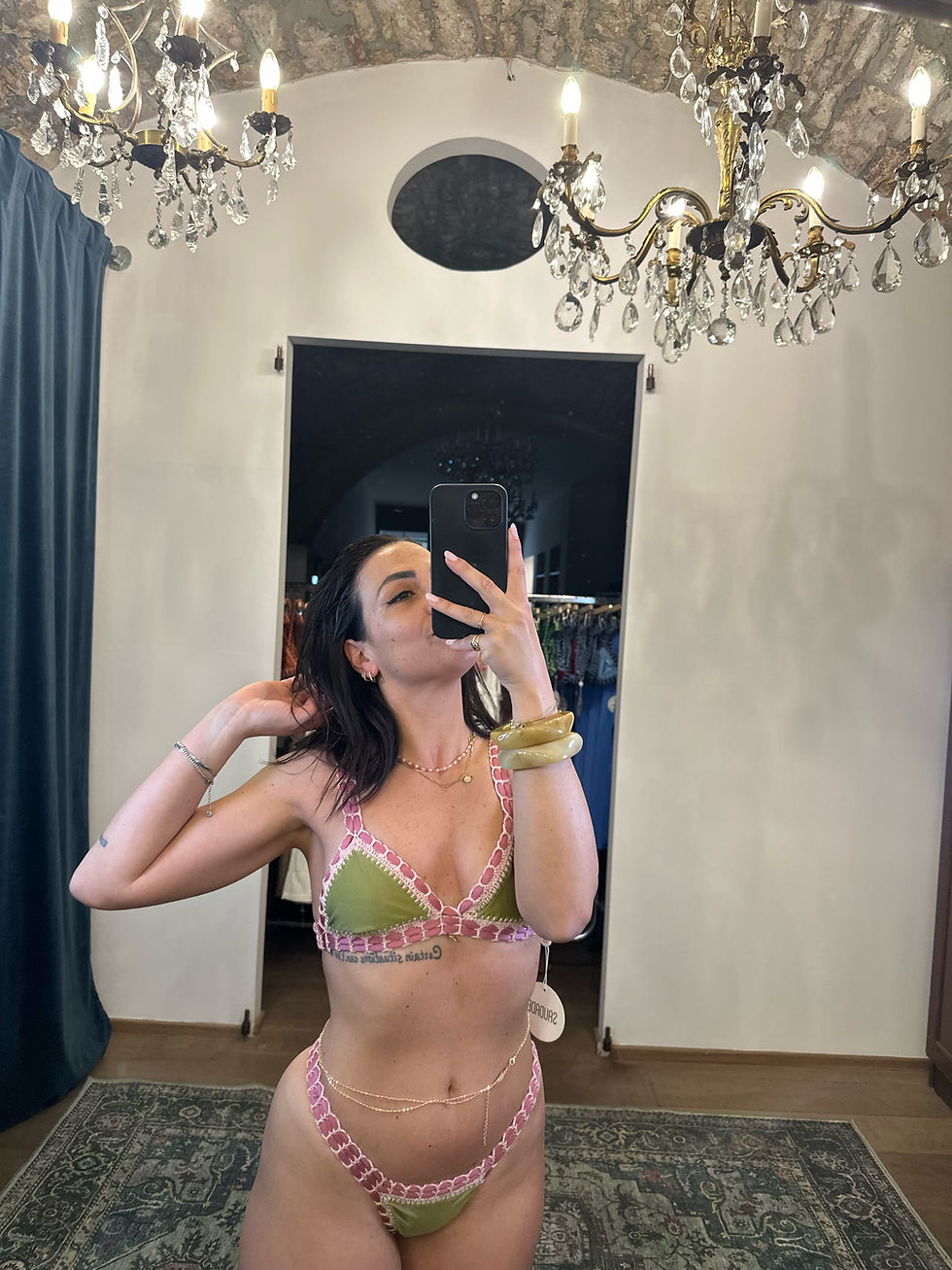 Miniatura: Bikini double-face SAUDADE Classico Fragola 