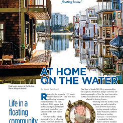 Life in a floating home.