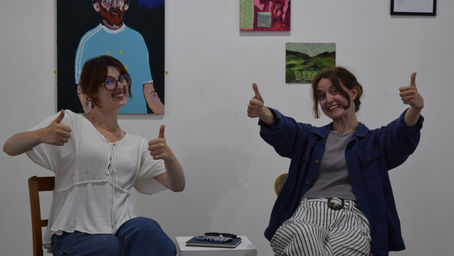 From starting conversations to opening 'discussion' - how one podcast became an art exhibition