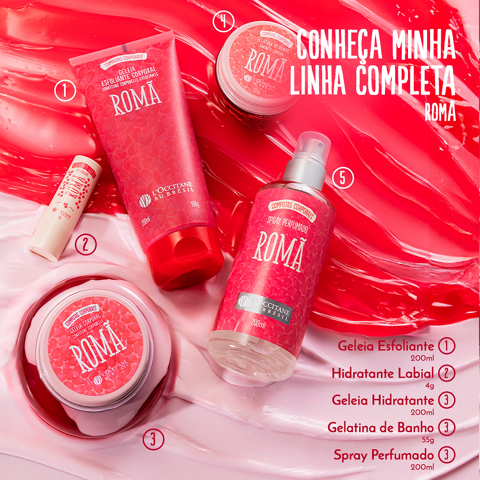 Geleia Esfoliante Corporal Romã