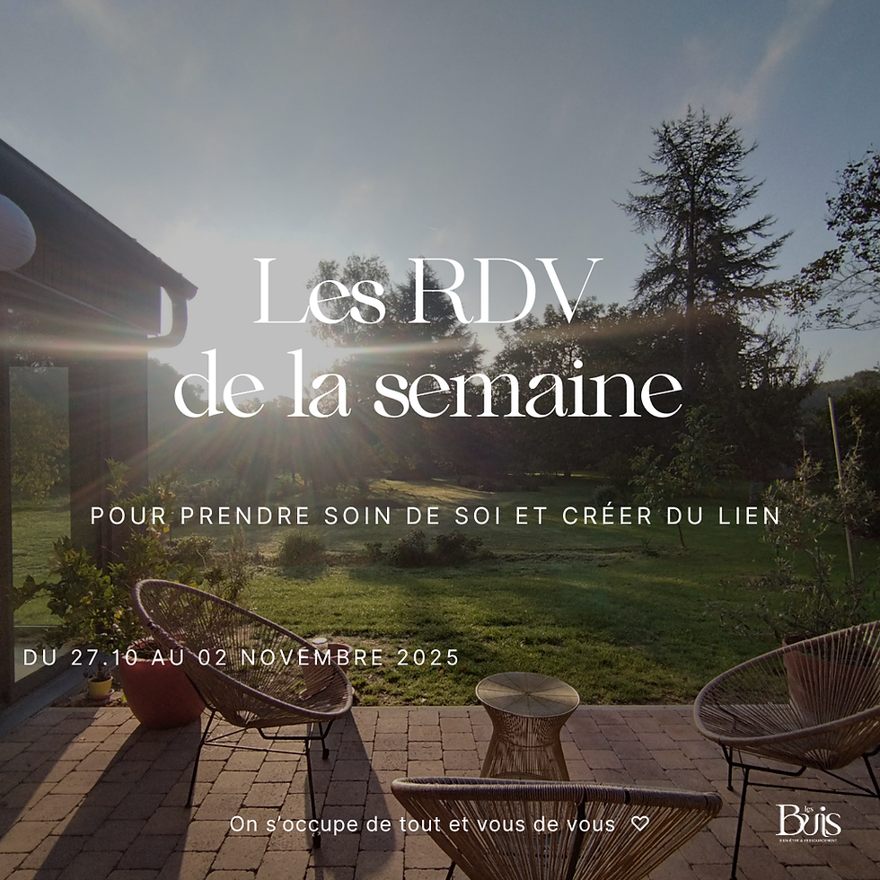 Que faire à Poitiers pendant la Toussaint ? Activités bien-être et détente aux Buis