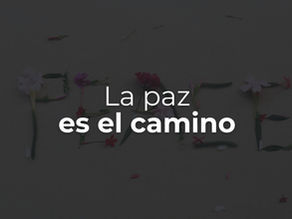 La paz es el camino