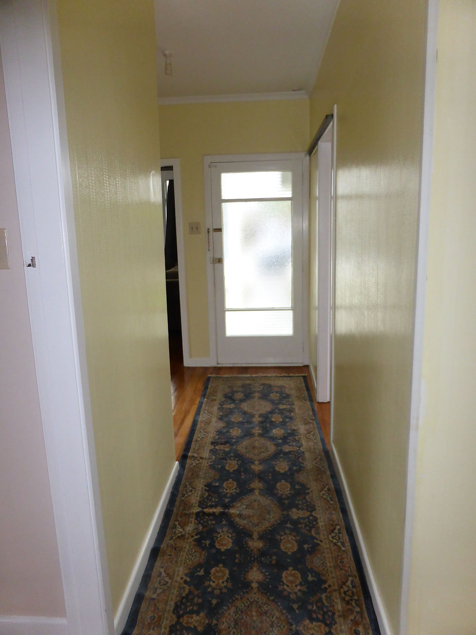 View to outdoor with door closed