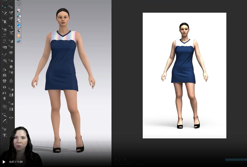 learn clo3d, rendering