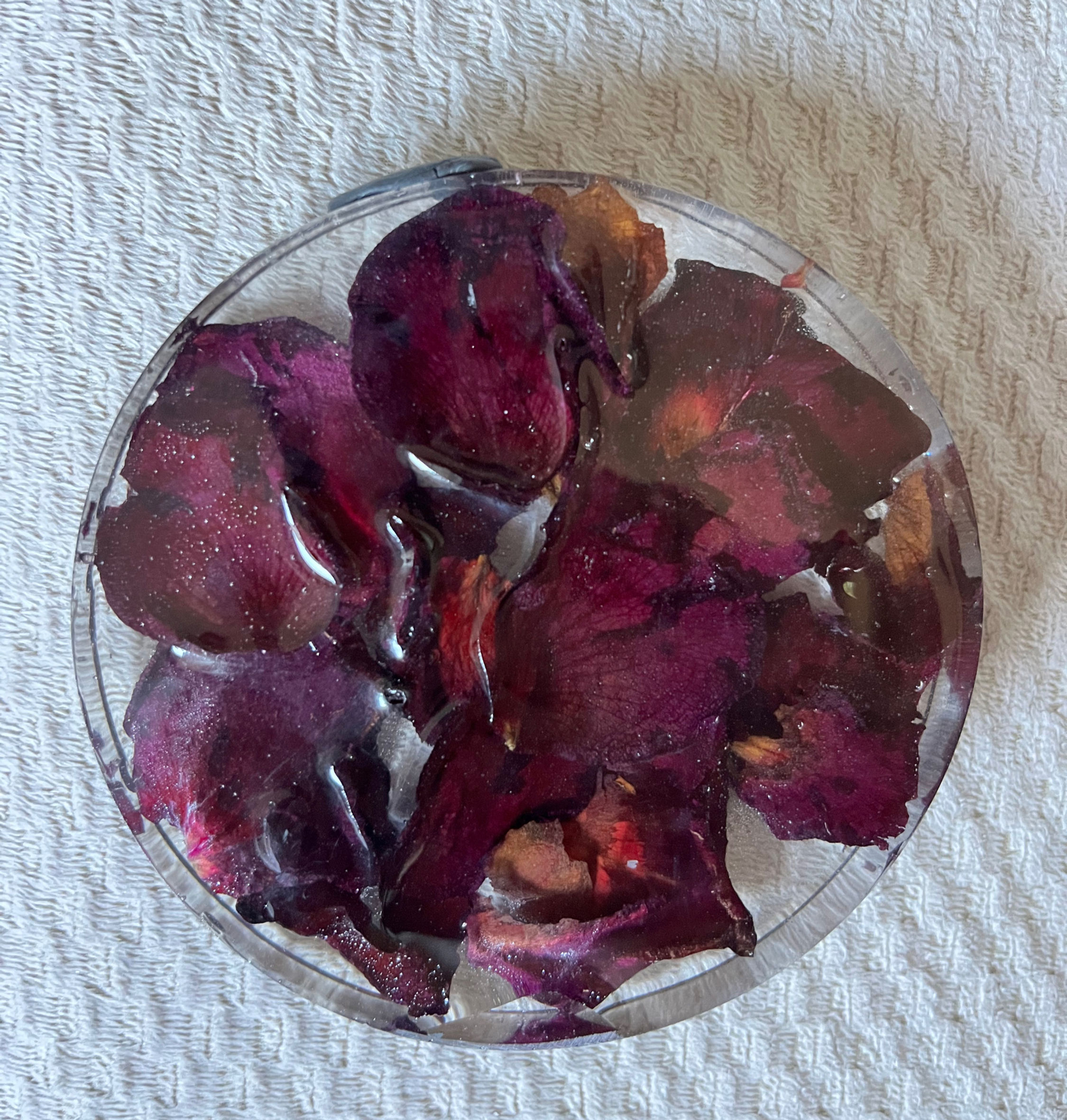 591 Coaster, Circle, Rose Petals