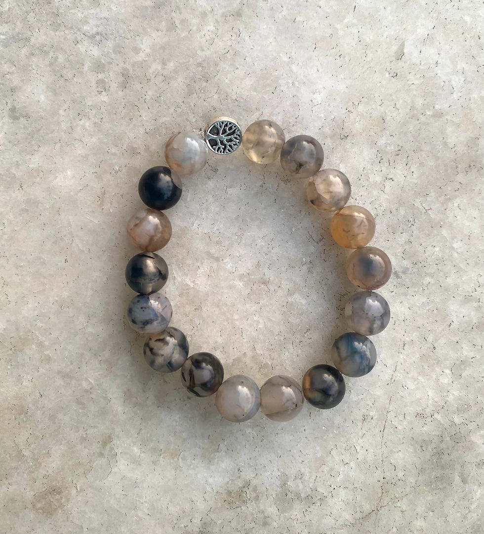 Attract the right Network - Dragon vein agate bracelet