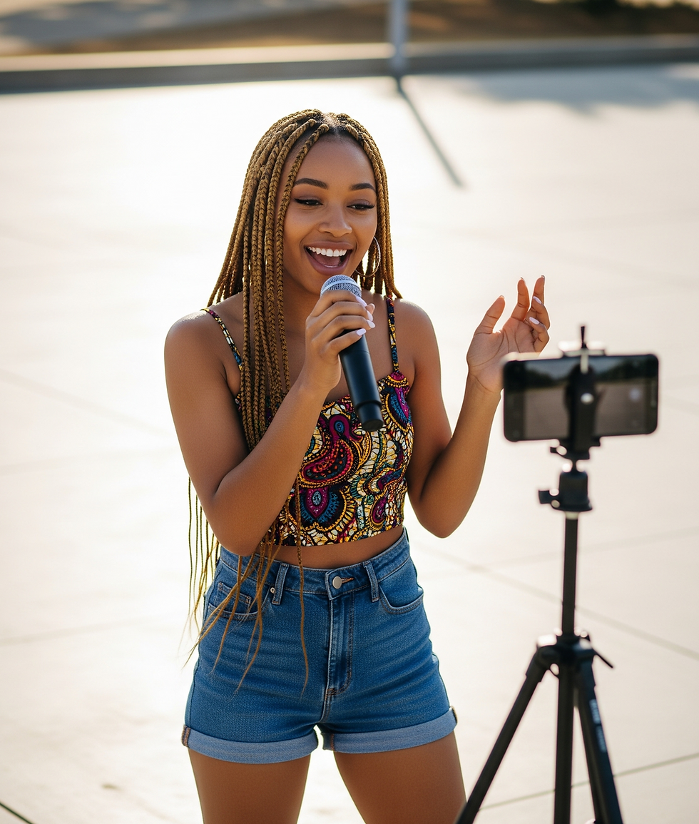 CHANTEUSE AFRO SUR TIK TOK