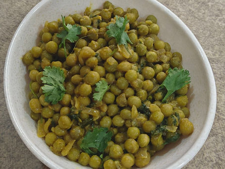 Dehydrated Green Peas Stir Fry