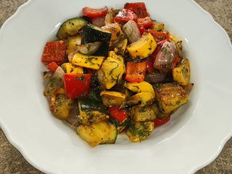 Warm Zucchini Salad