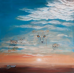 Homage Afrique 80X80 OIL_LW 