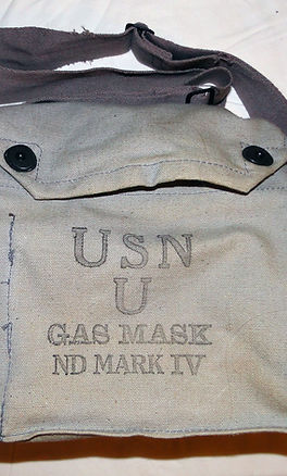 バッグ WW2 US NAVY GAS MASK BAG ND MARK IV 1943 US Navy ND Gas Mask Mark IV (Sealed) | eBay
