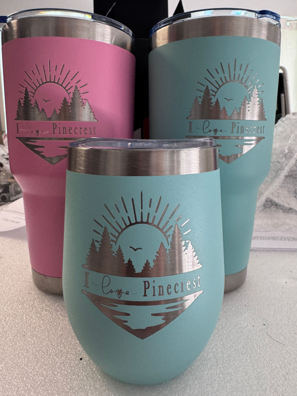 Custom logos available