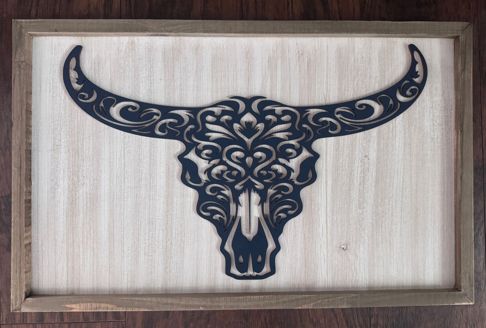 Decorative longhorn