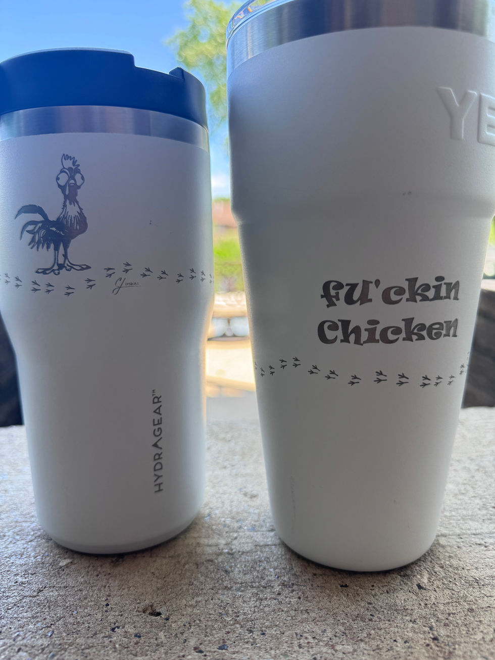 Custom insulated tumbler