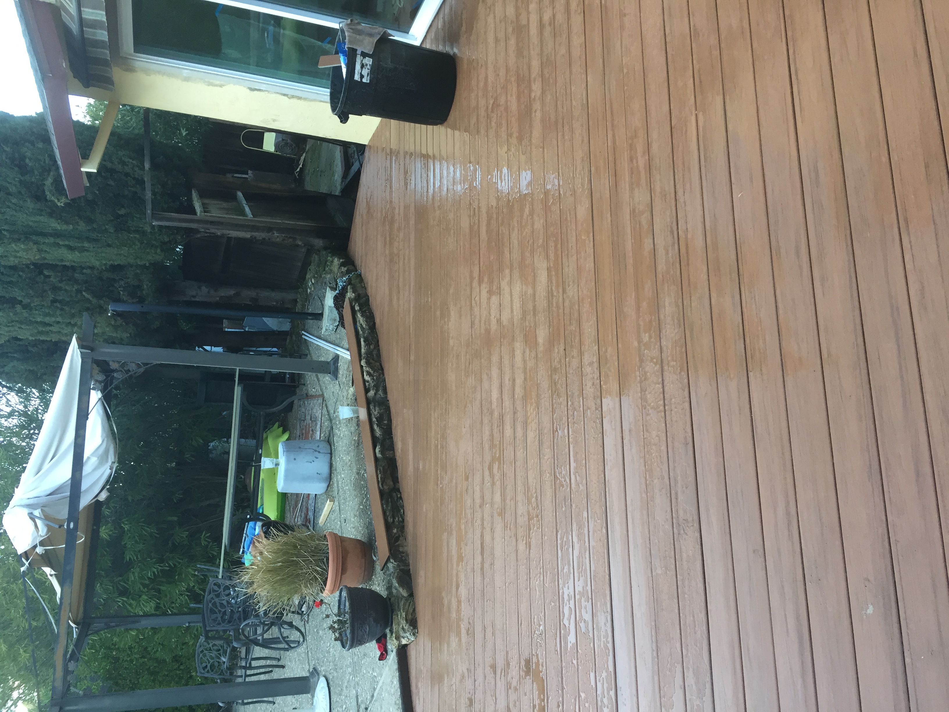 Installed deck
