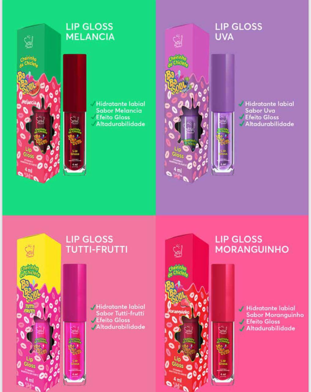 lip gloss melicia atacado