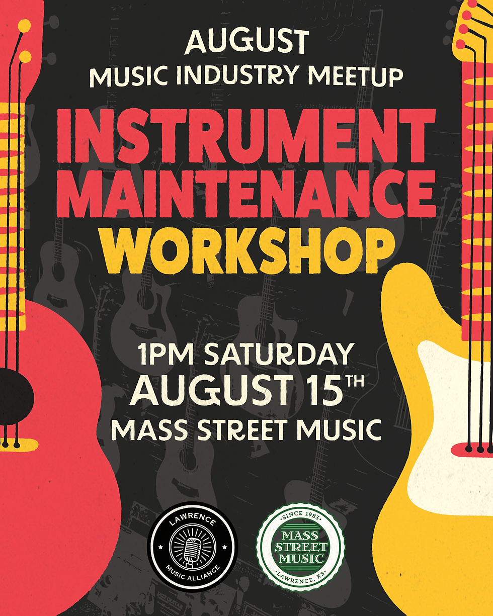 August Music Industry Meetup: Instrument Maintenance Workshop with Mass Street Music