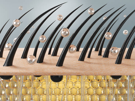 California Aesthetics specialist performing exosome hair restoration consultation in Milpitas clinic