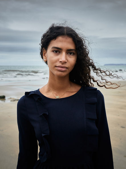 portrait femme plage
