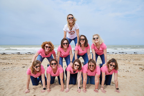 Des couleurs féminines pour un EVJF