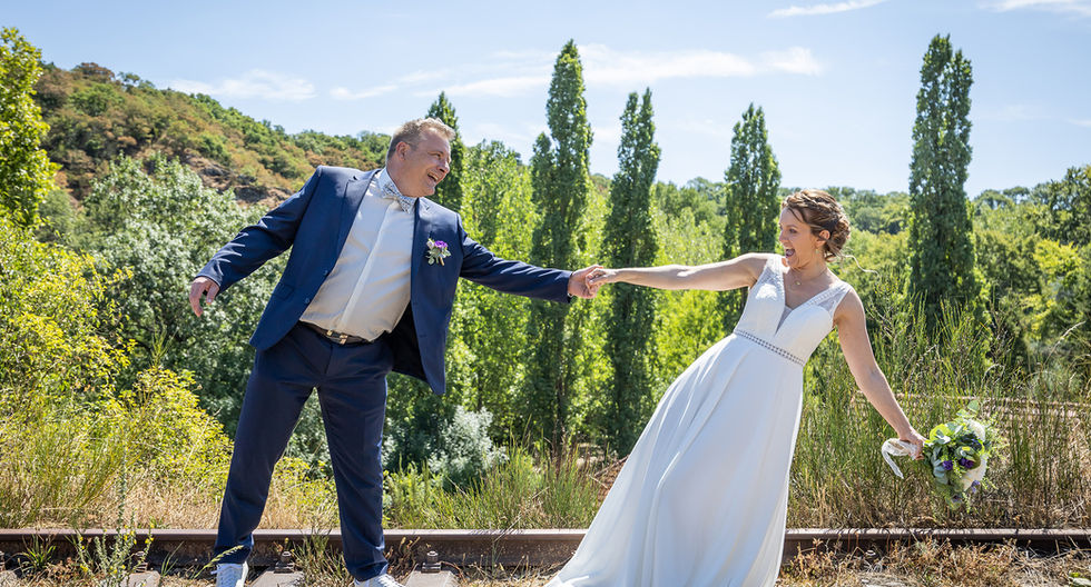 Photo couple de mariés 