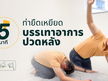 ยืดเหยียดวันละนิด...หลังเบาขึ้นได้จริง