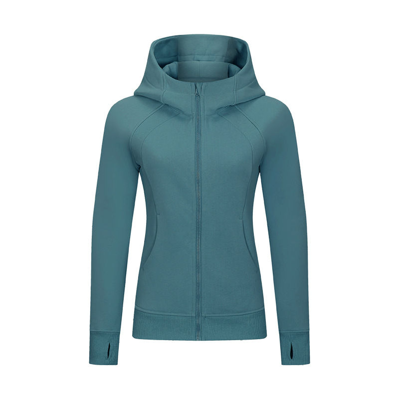 Thumbnail: Women’s Full Zip Fitness Hoodie Jacket Thick Running Coat for Outdoor Sports