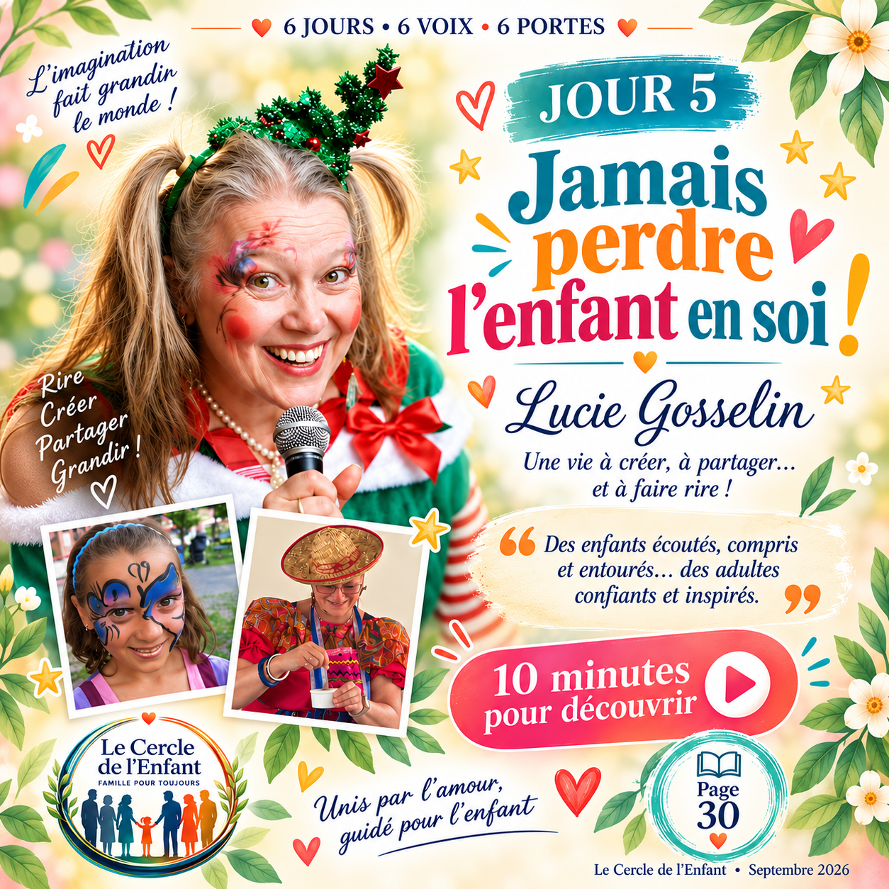 Lucie Gosselin — Jamais perdre l’enfant en soi !