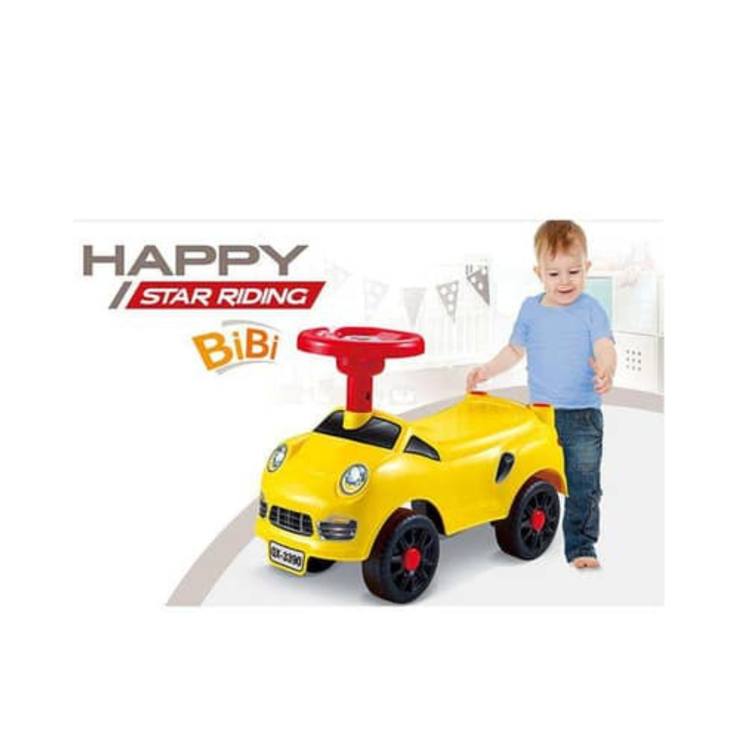 Carro Montable Happy Star Riding