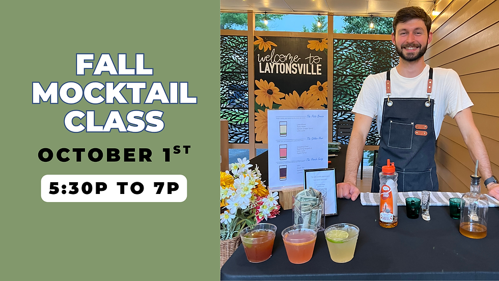 Fall Mocktail Class with The Seasoned Mixologist