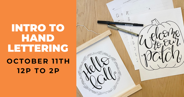 Intro to Handlettering Class