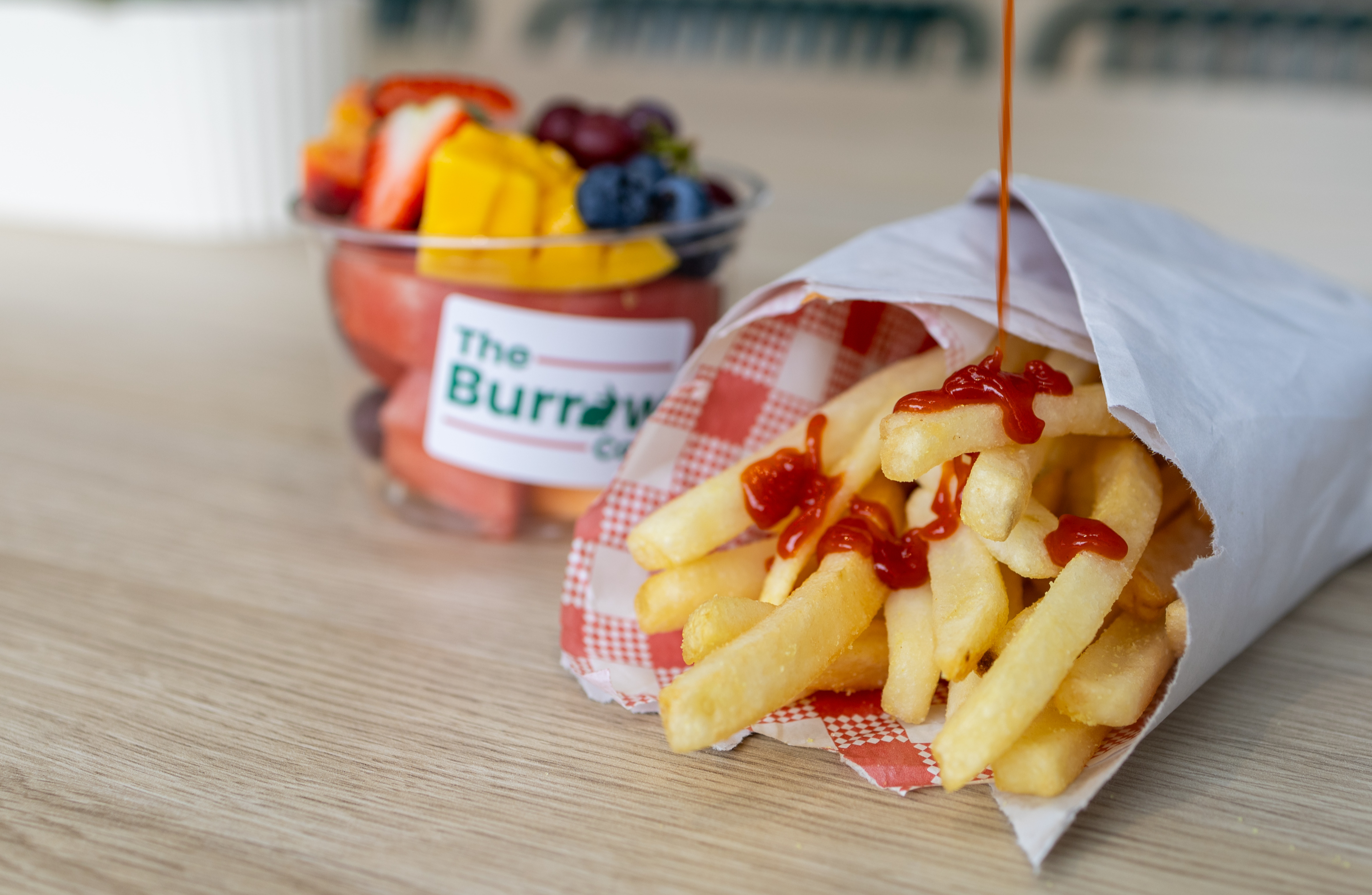 Arranged Food and Objects