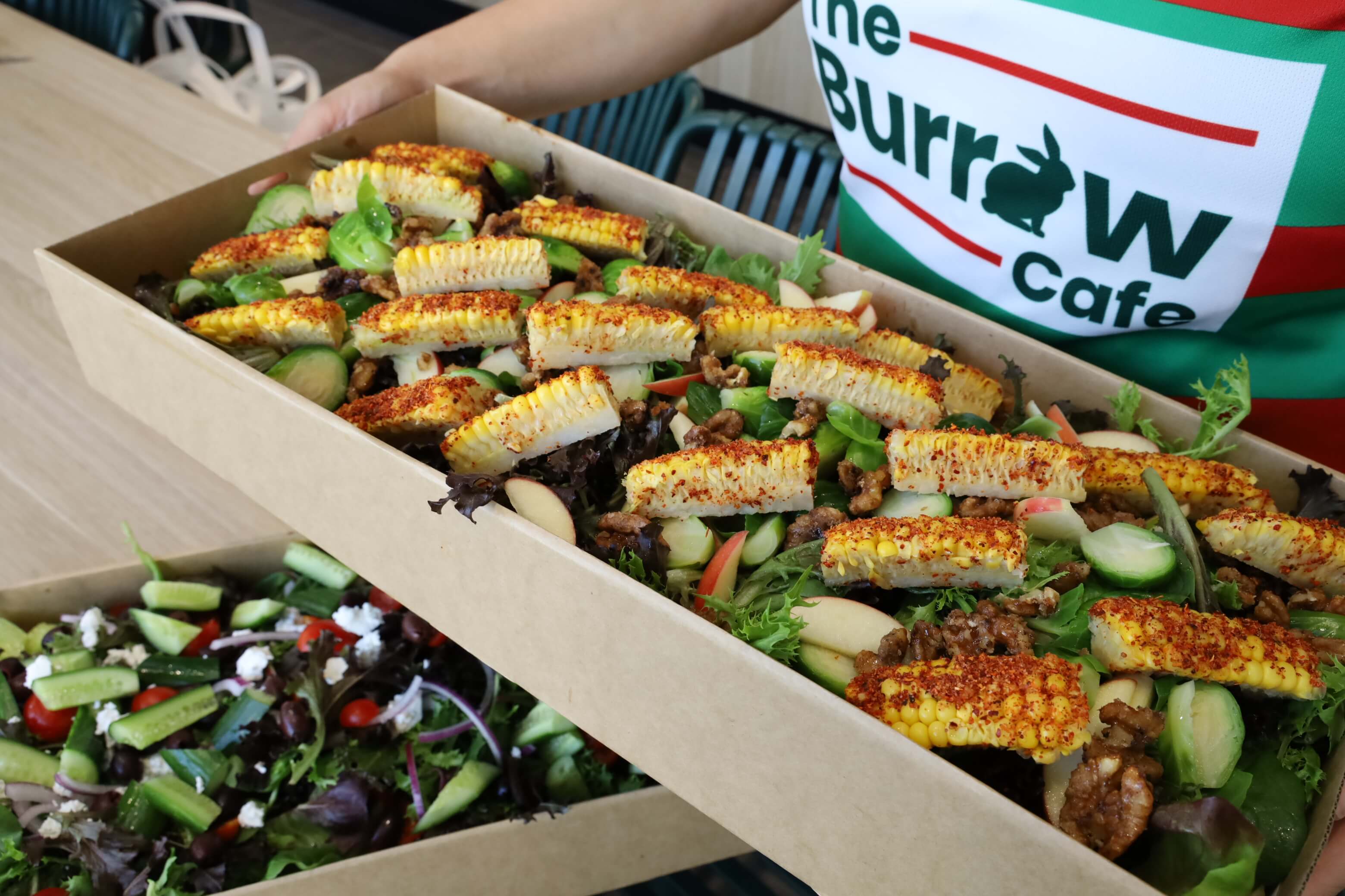 Arranged Food and Objects