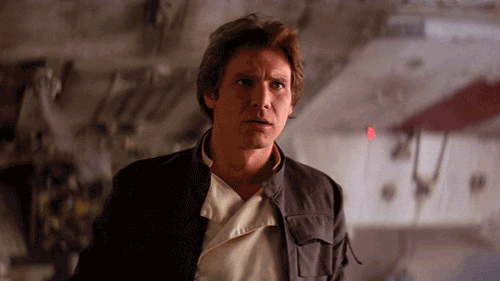 han solo flirting GIF