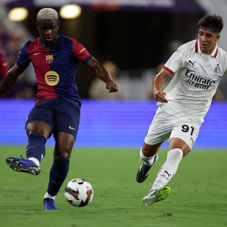Football-Présaison: Mikayil Faye manque son tir au but, le Barça s'incline devant Milan AC