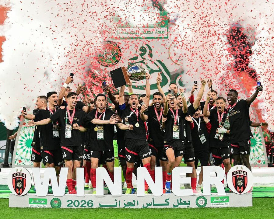 Lamine Ndiaye et Aimé Tendeng offrent la Coupe d’Algérie à l’USM Alger 