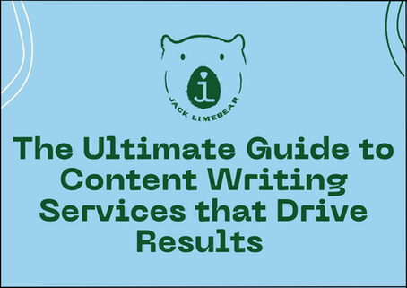 The Ultimate Guide to Content Writing Services that Drive Results