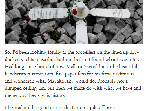 'Mayakovsky Fan' for 3:AM Magazine