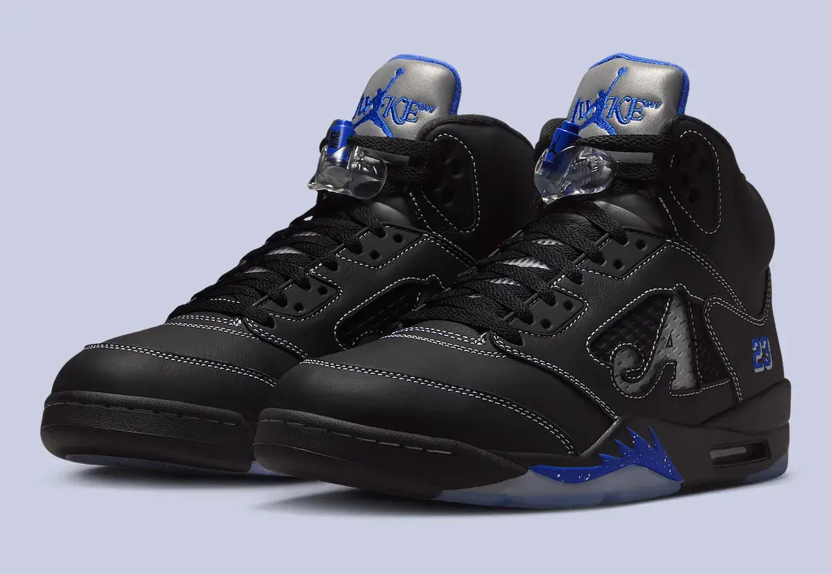 The Awake NY x Air Jordan 5 Black/Racer Blue