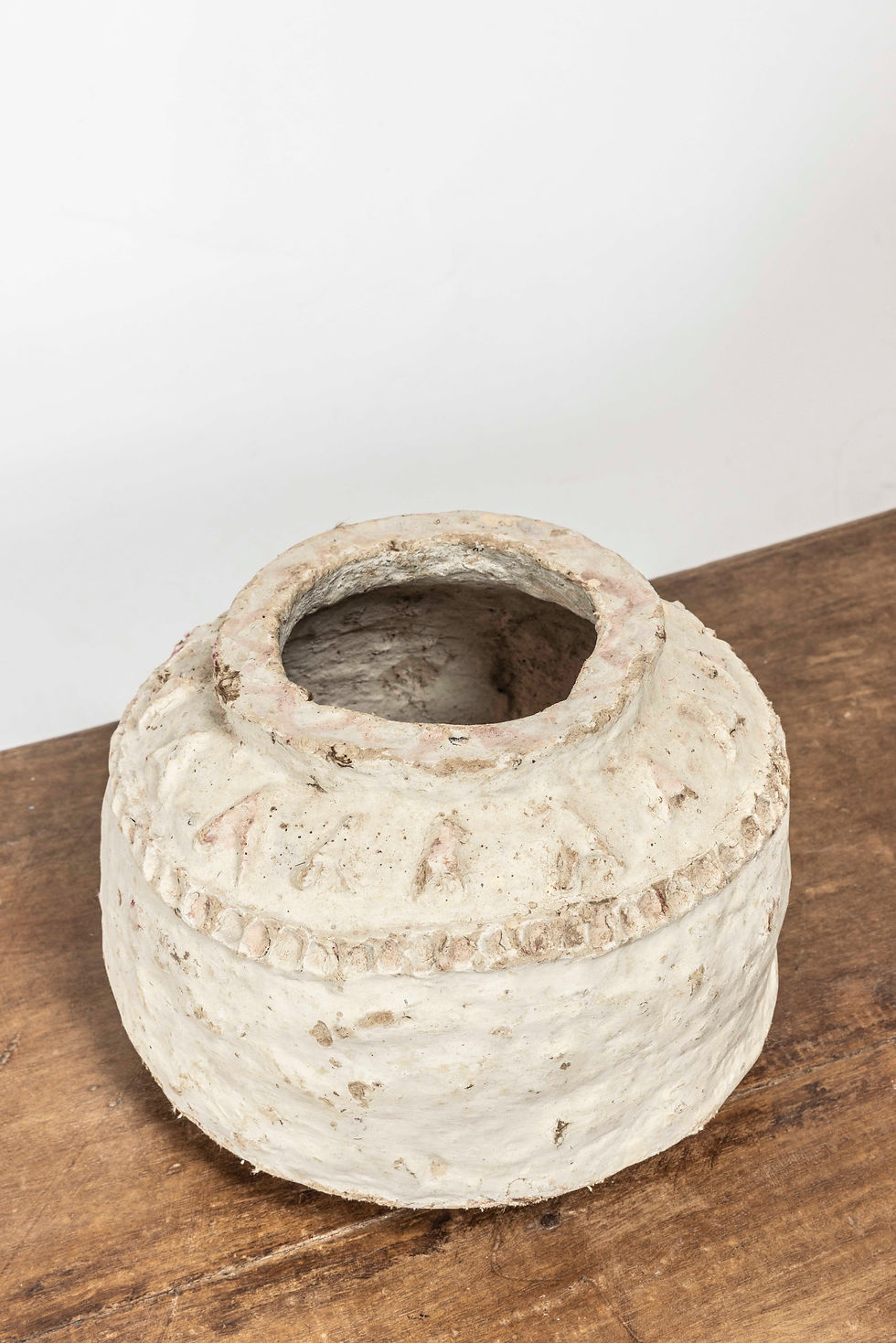 Miniature : Pot en papier mâché vintage- ref 1275
