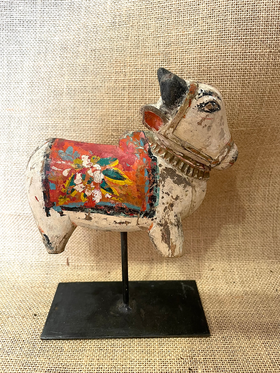 Miniature : Petite sculpture de "nandi " vintage -  ref 1193