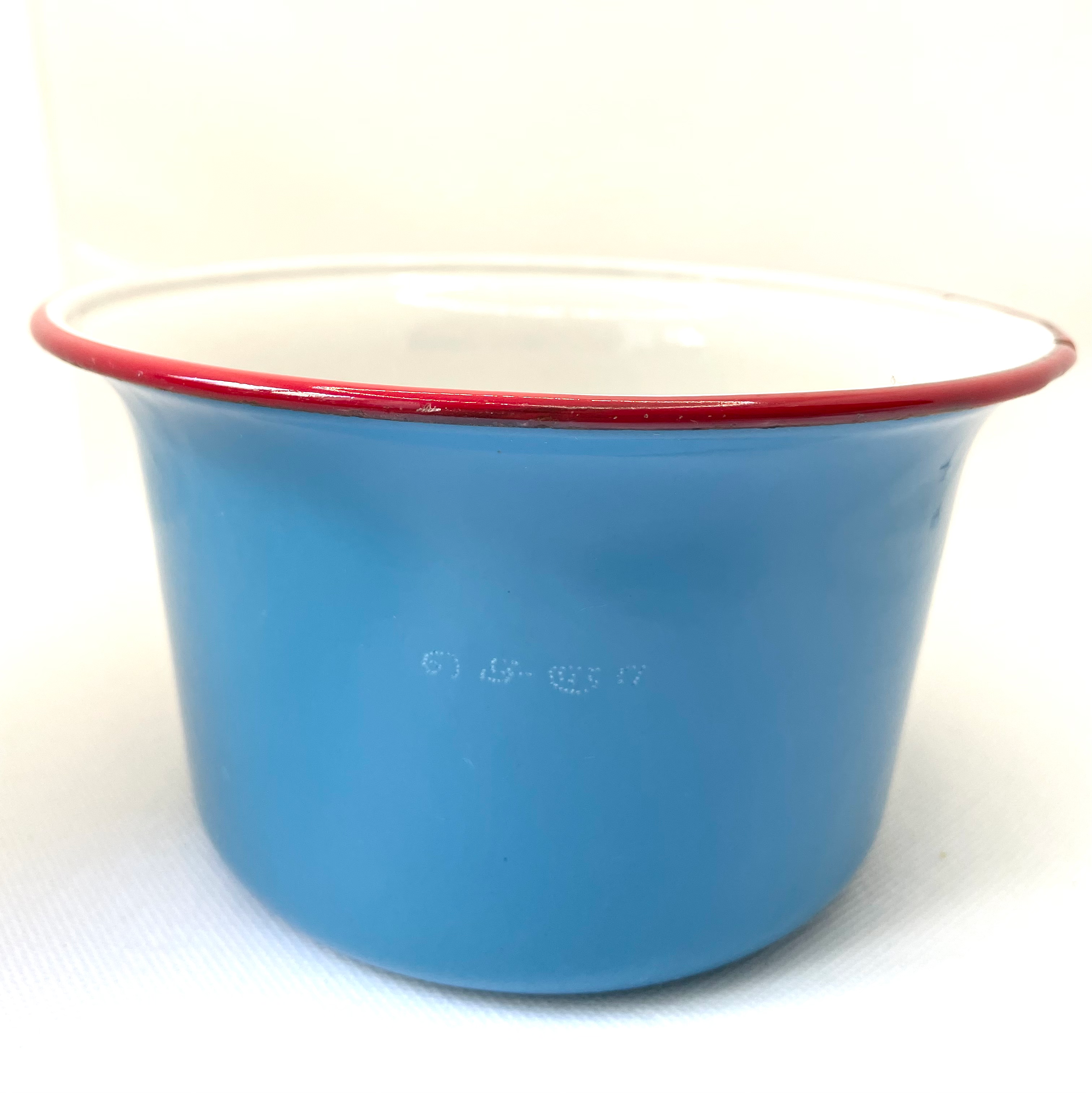 Bol en émail bleu - vintage