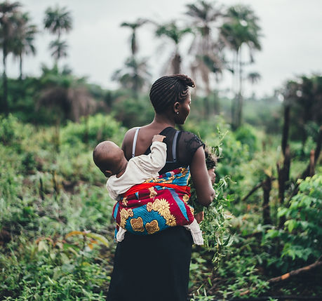 Working Mother in Field