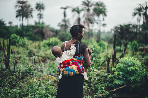 Working Mother in Field