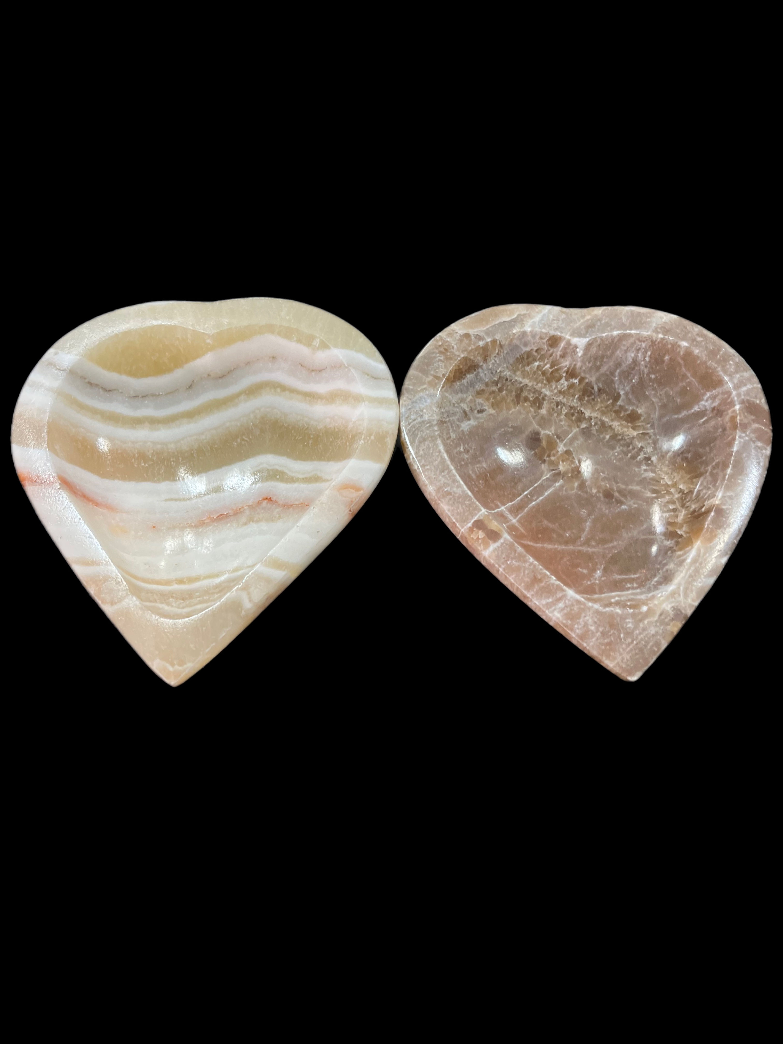 Aragonite Heart Bowl
