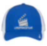 LORDPRINCEFILMS MEN NIKE BLUE & WHITE HAT