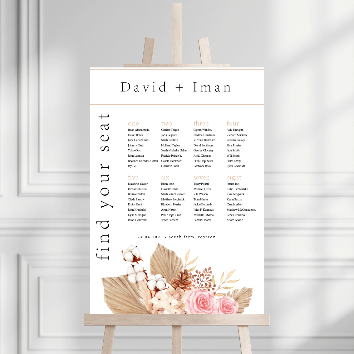 The Bohemian, Seating Plan - Tomorrowland