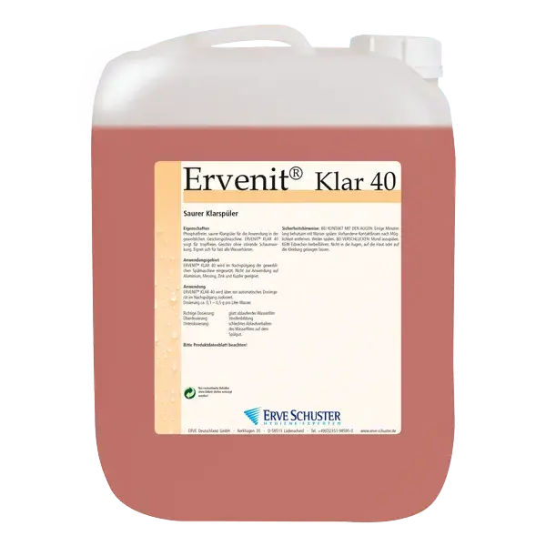 Saurer Klarspüler Ervenit Klar 40