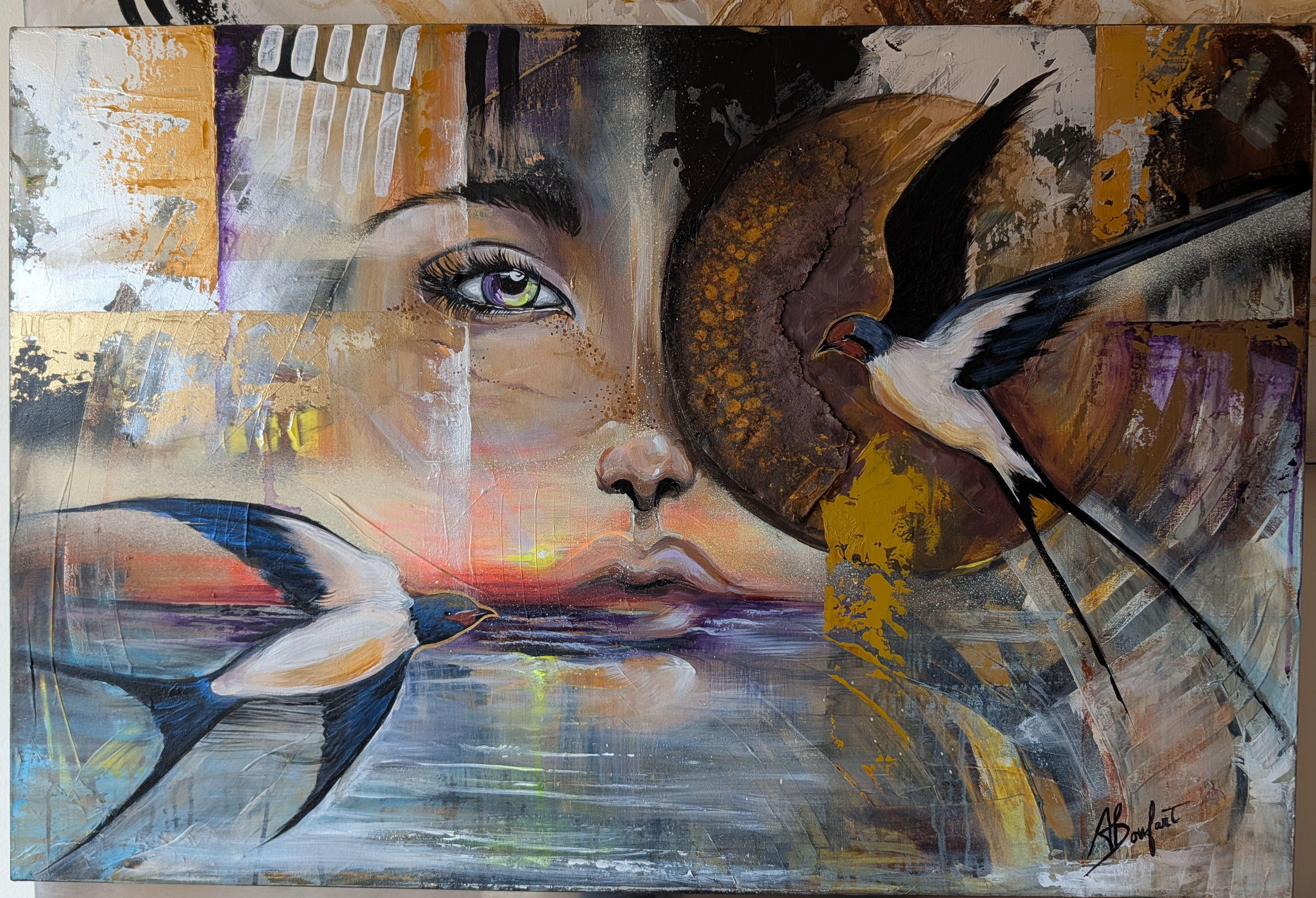 Ma liberté, 36 X 24, toile galerie